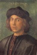 Albrecht Durer Portrait of a young man painting